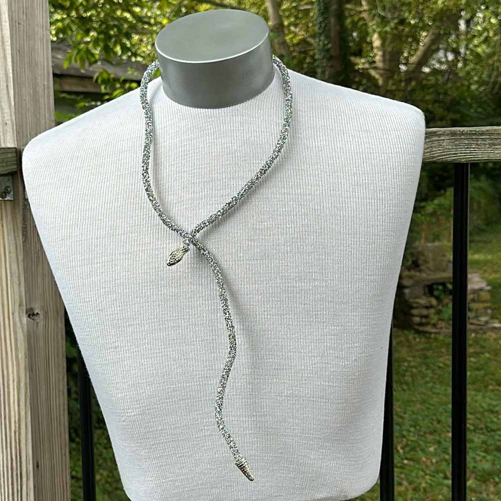 New Exaggerated Snake Shape Adjustable Chain Neck… - image 1